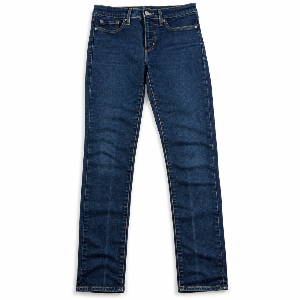 Levi's slim skinny Dark Wash Jeans Womens High Rise Zipper fly Size 28
